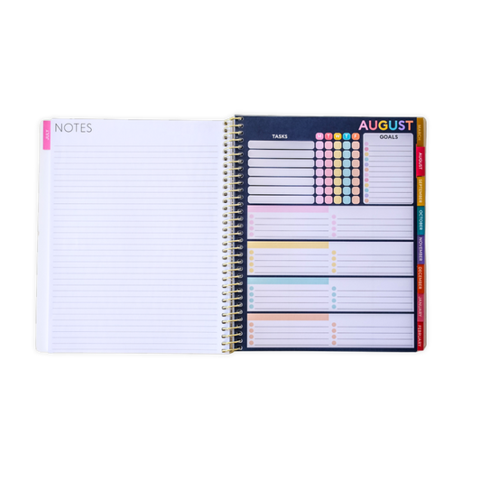 Gimme Multicolor Stripes - WEEKLY Everyone™ Planner by BERTEAU & Co.