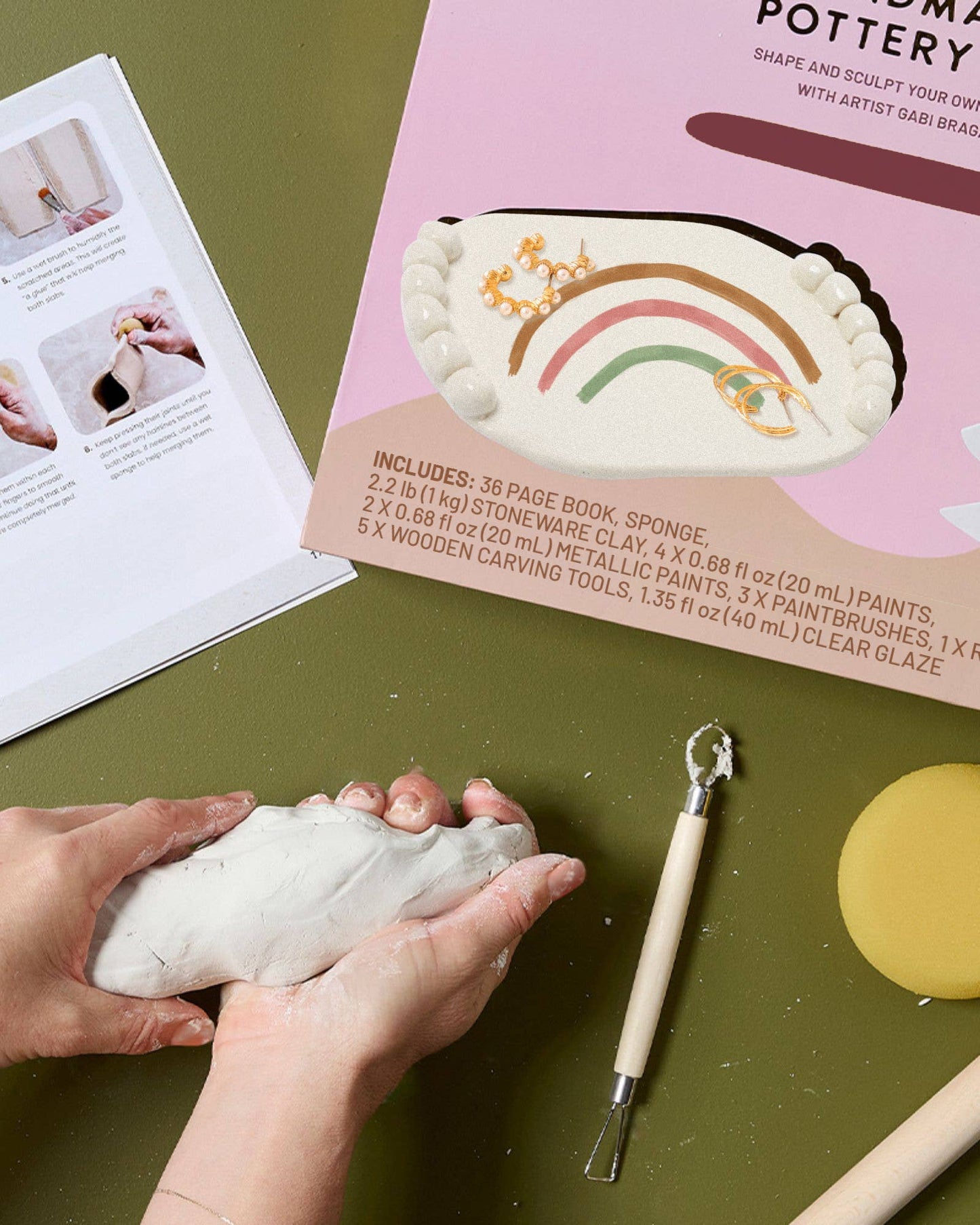 Deluxe Handmade Pottery Craft Kit