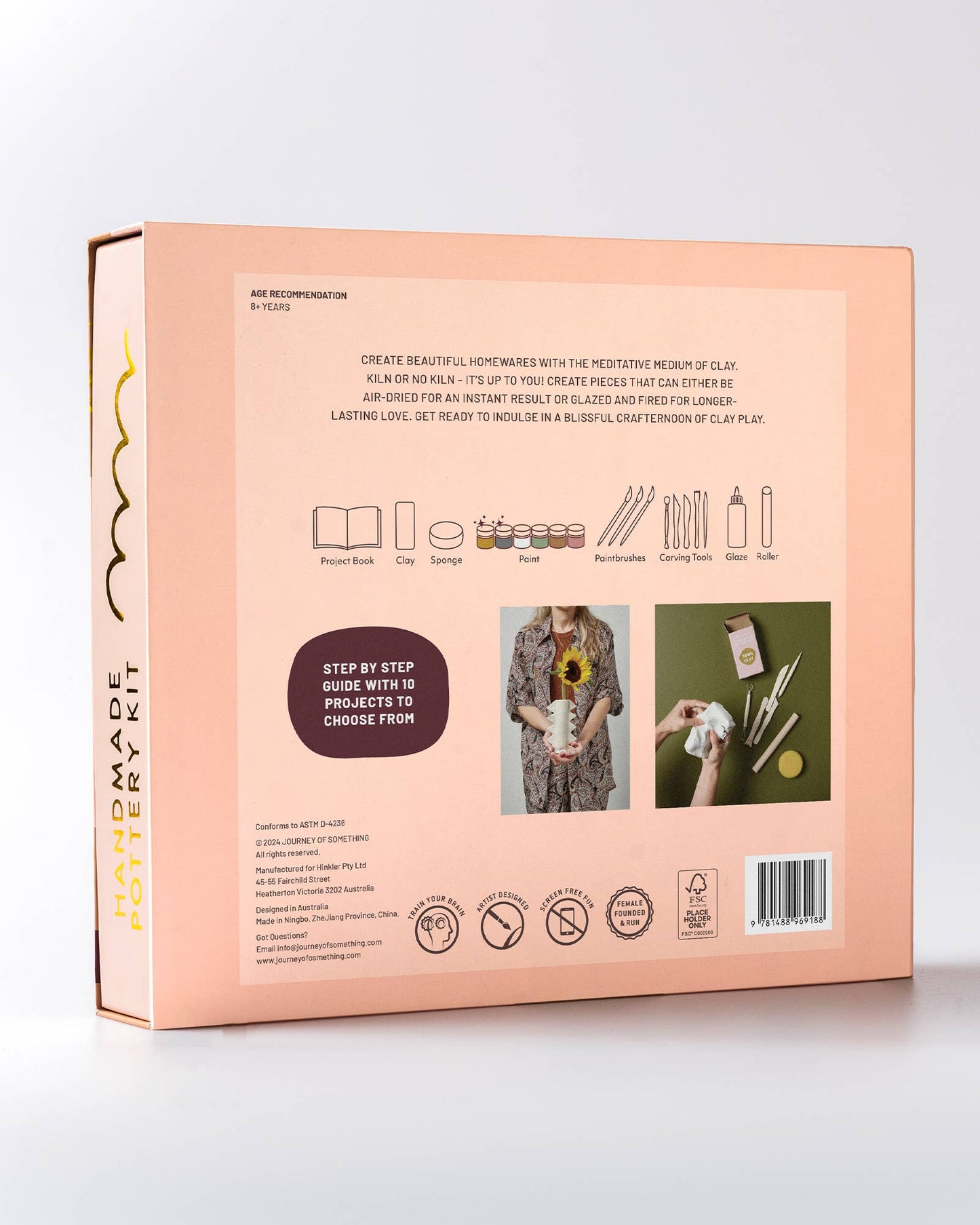 Deluxe Handmade Pottery Craft Kit
