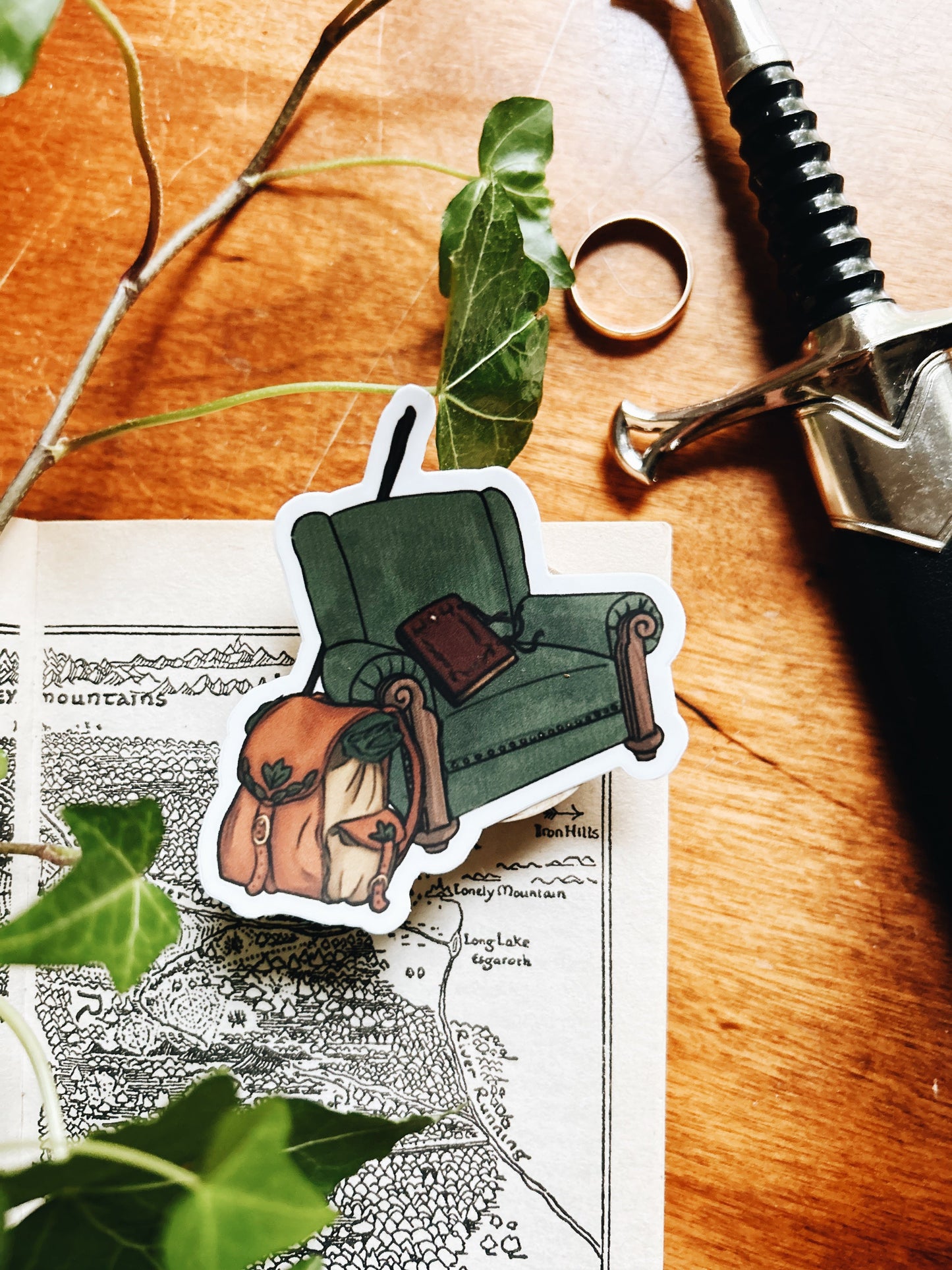 A Place to Rest | J.R.R. Tolkien Waterproof Sticker