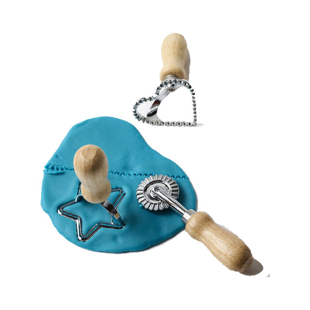Eco-Dough Cookie Cutter Tool Set | Plastic-Free Play Tools – 3 Pieces
