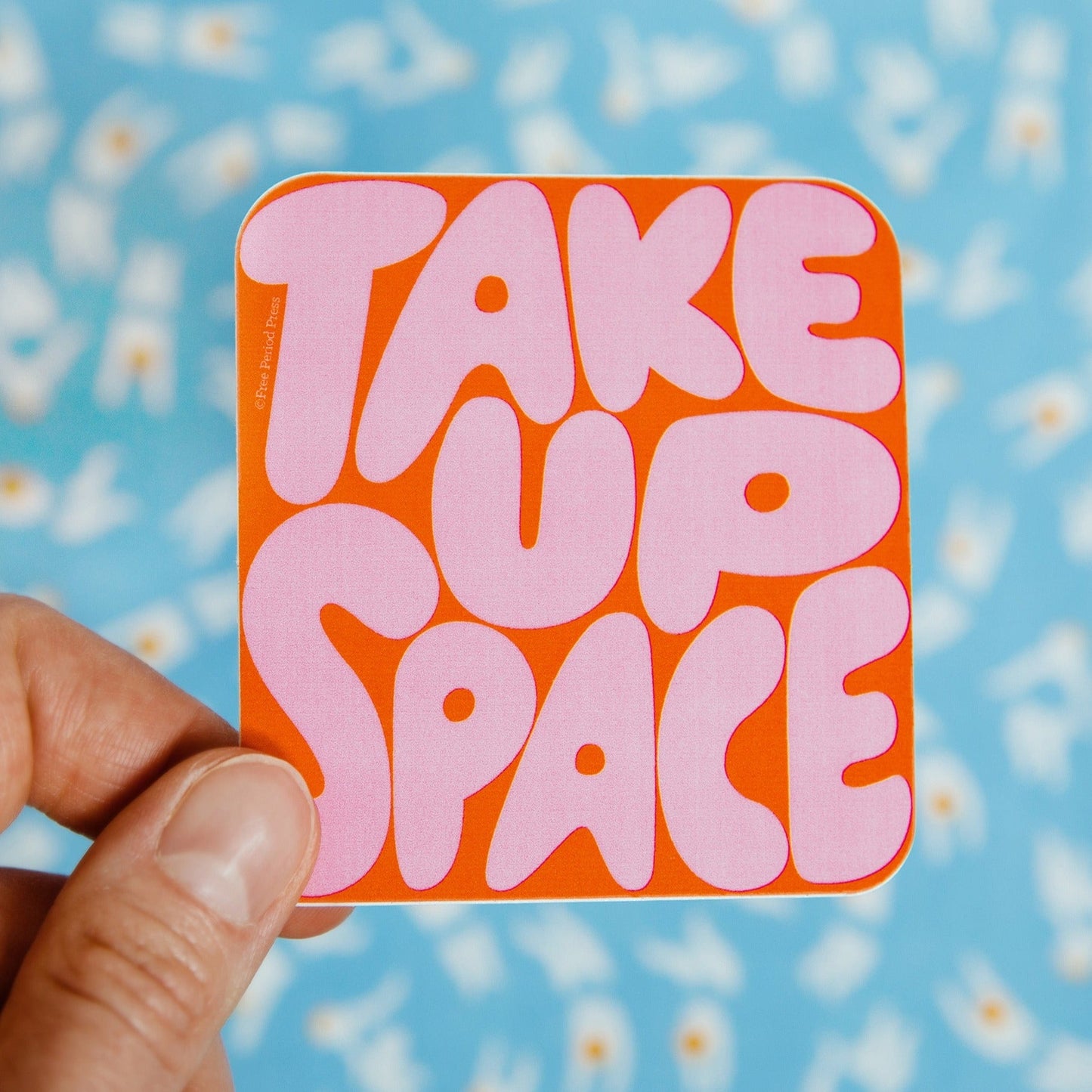 Take Up Space Vinyl Decal Sticker