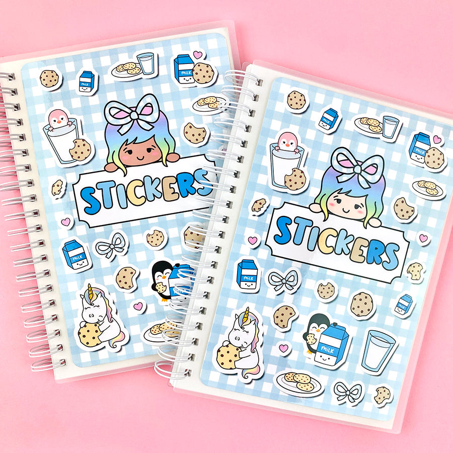 Milk & Cookies Luna Reusable Sticker Book