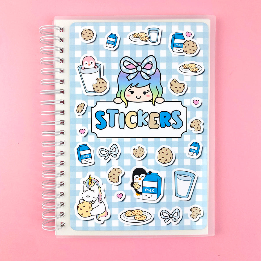 Milk & Cookies Luna Reusable Sticker Book