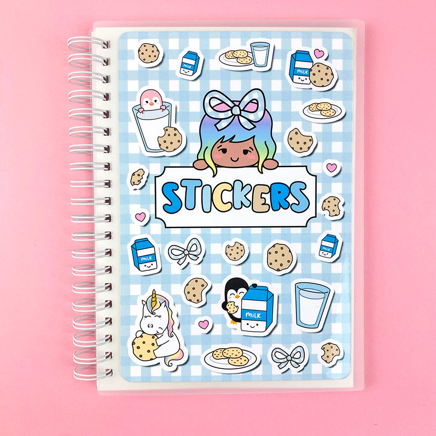 Milk & Cookies Luna Reusable Sticker Book