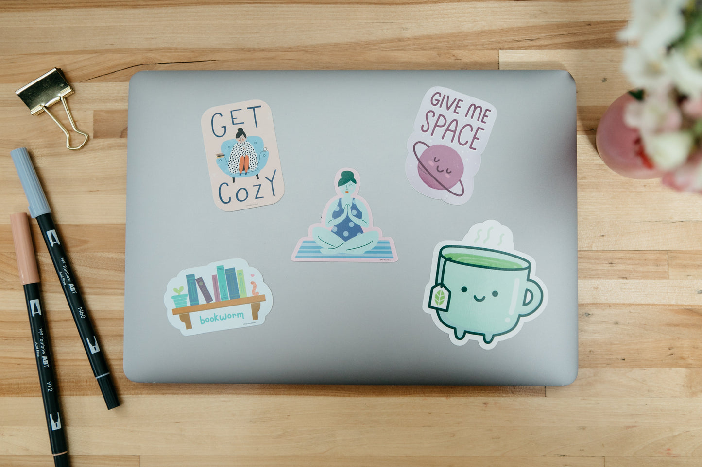 Introvert Sticker Pack 5 Vinyl Decal Stickers