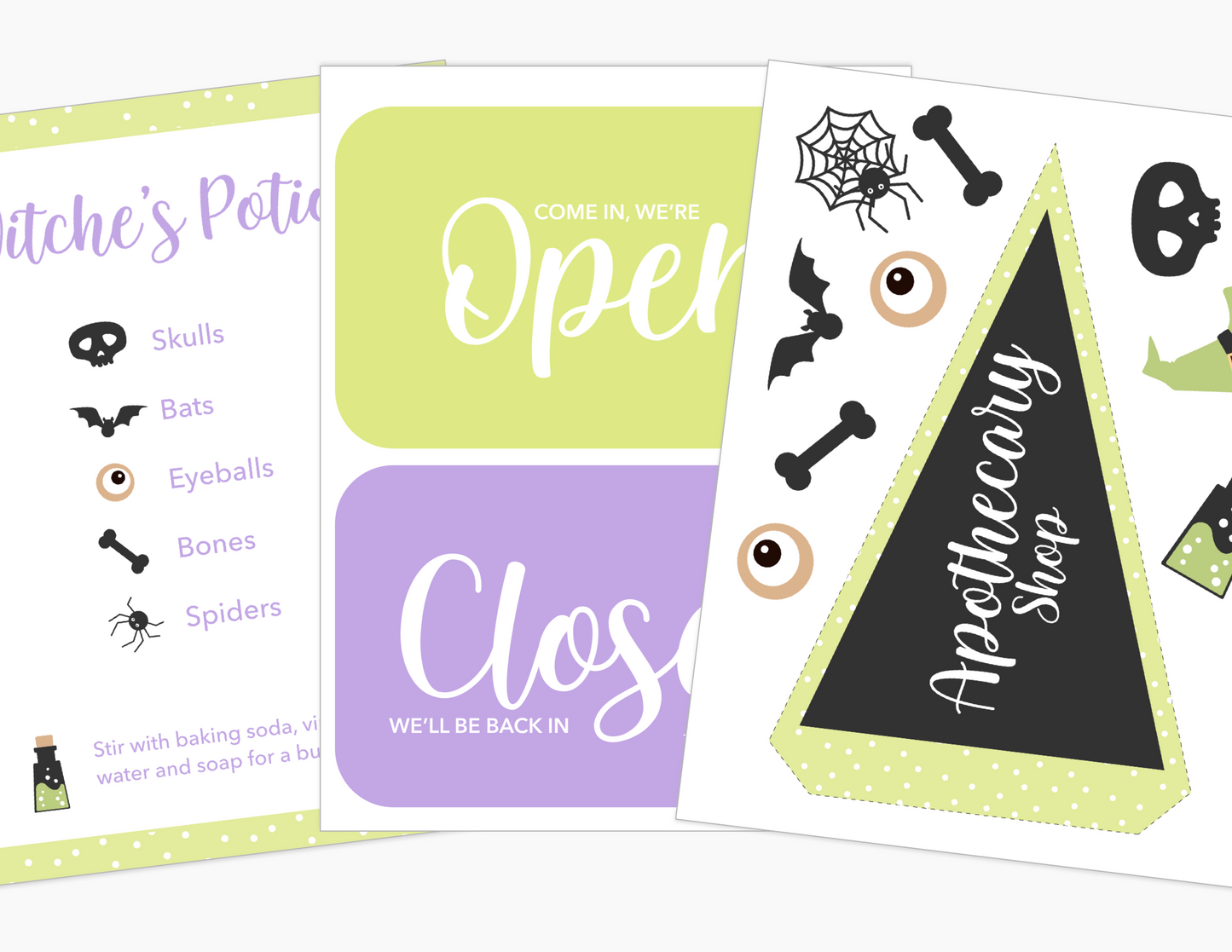 Witches Brew Apothecary Shop Dramatic Play