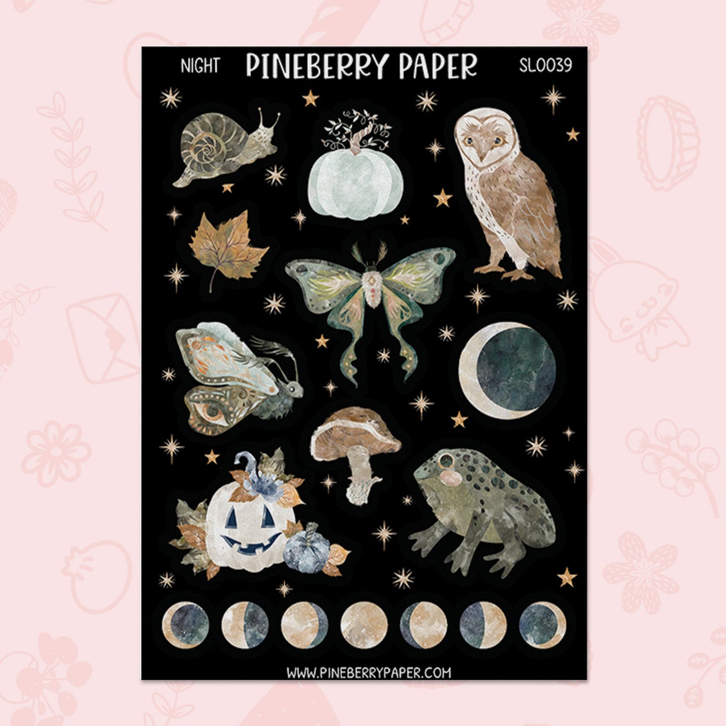 Dark Night | Waterproof Matte Sticker Sheets