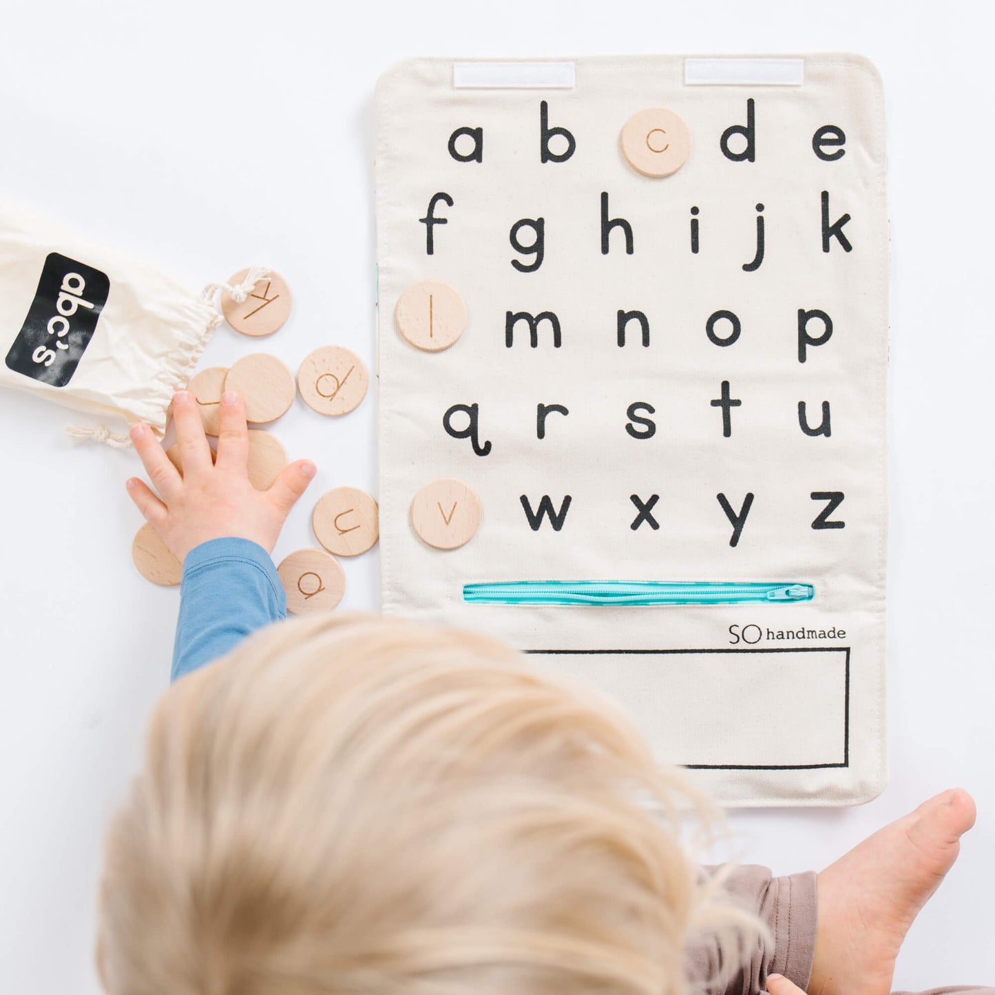 Alphabet Learning Toy: Montessori Letters Matching Game | Lowercase