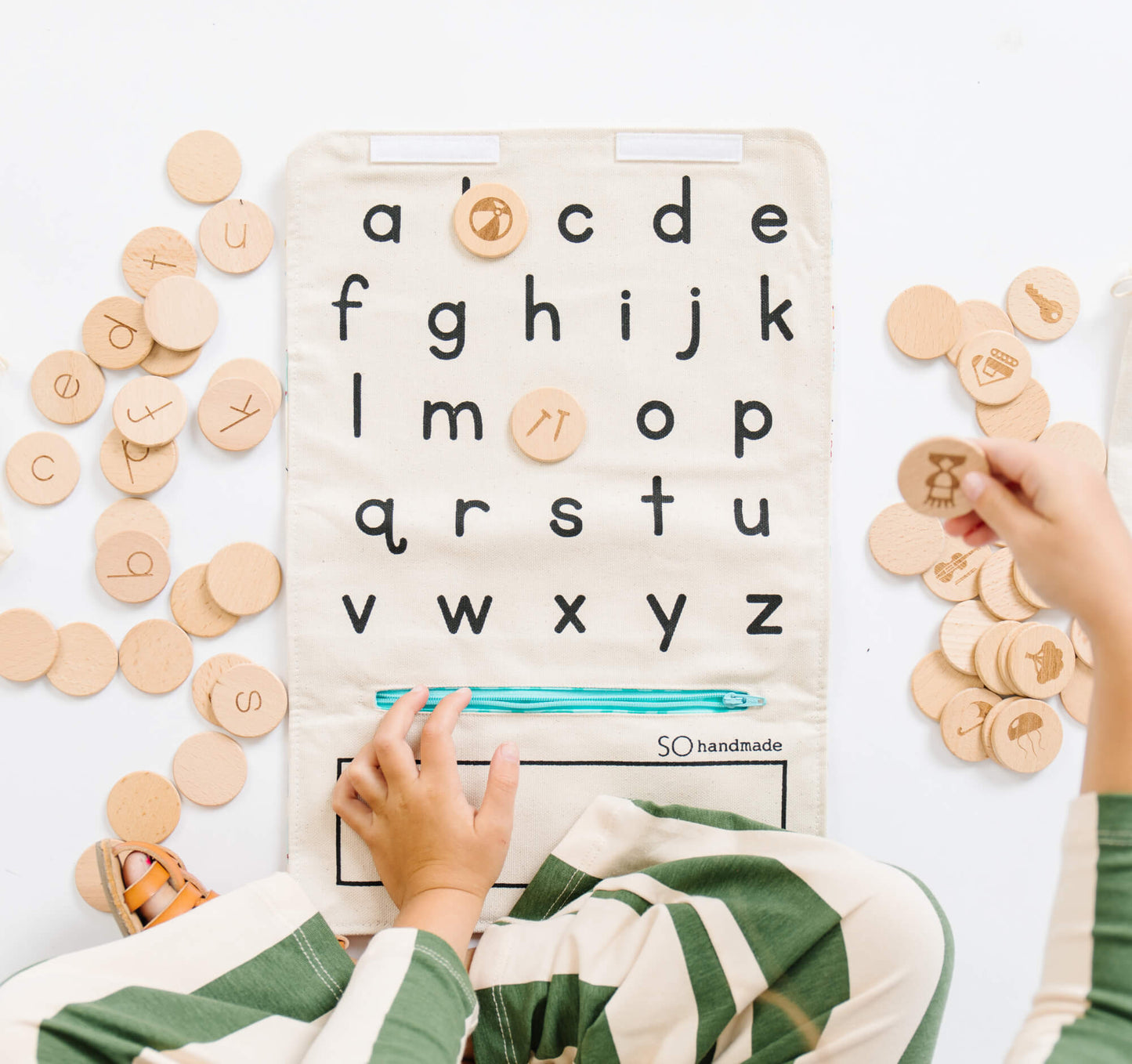 Alphabet Learning Toy: Montessori Letters Matching Game | Lowercase
