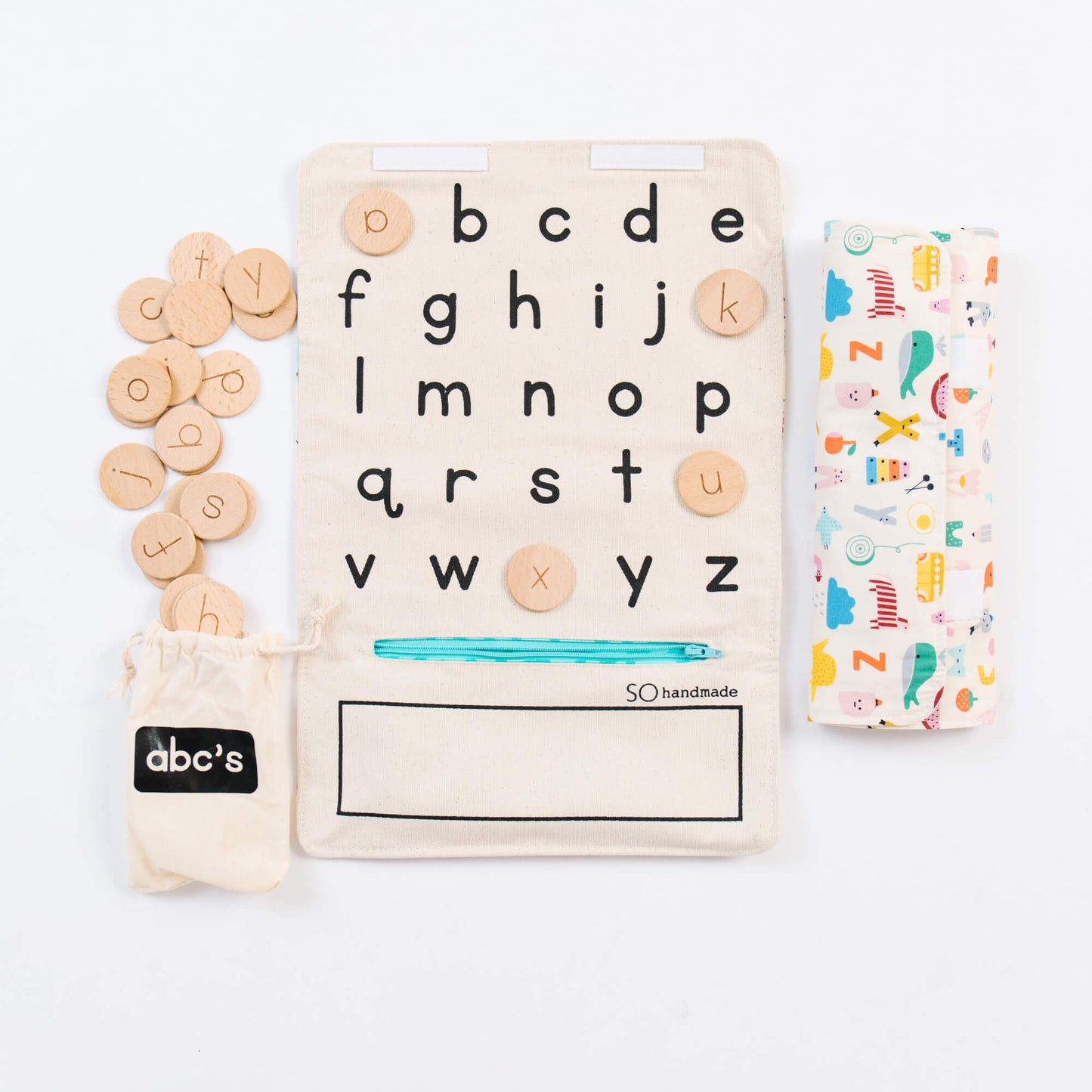 Alphabet Learning Toy: Montessori Letters Matching Game | Lowercase