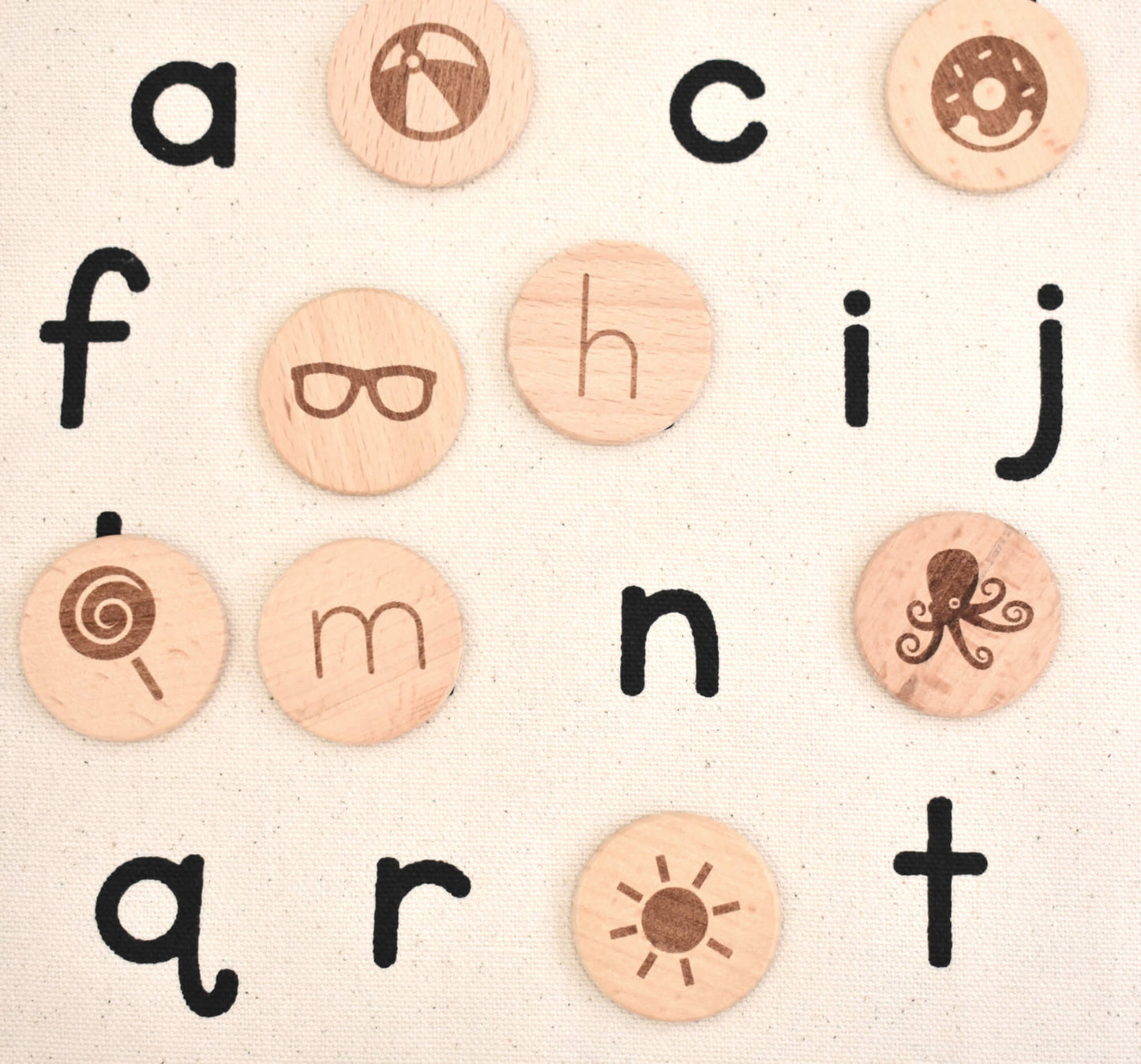 Alphabet Learning Toy: Montessori Letters Matching Game | Lowercase
