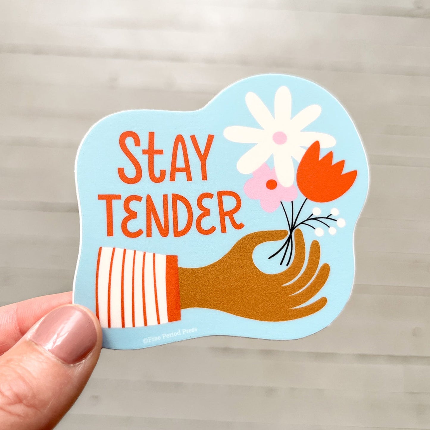 Stay Tender Vinyl Decal Sticker