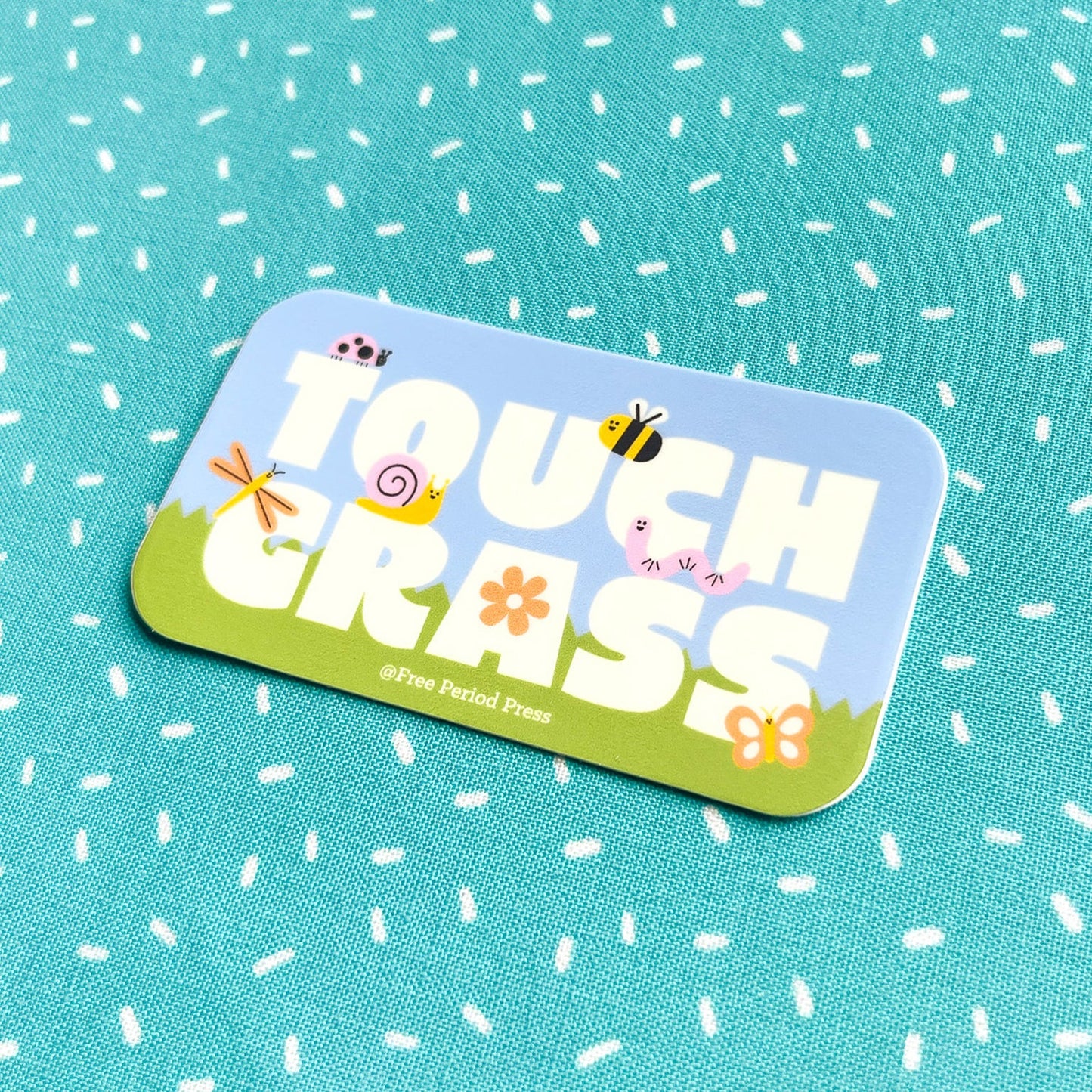 Touch Grass Vinyl Decal Sticker