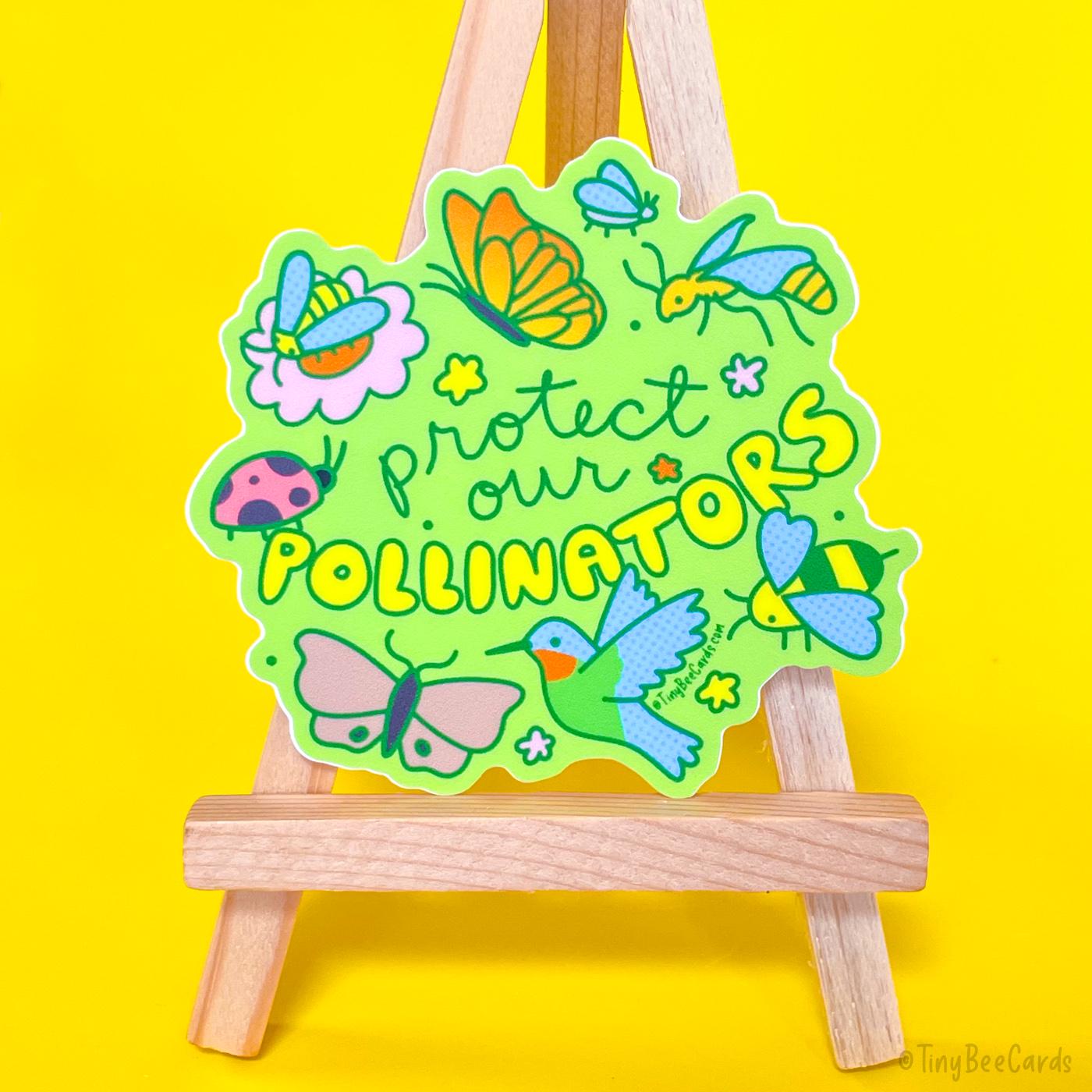 Protect our Pollinators Vinyl Sticker