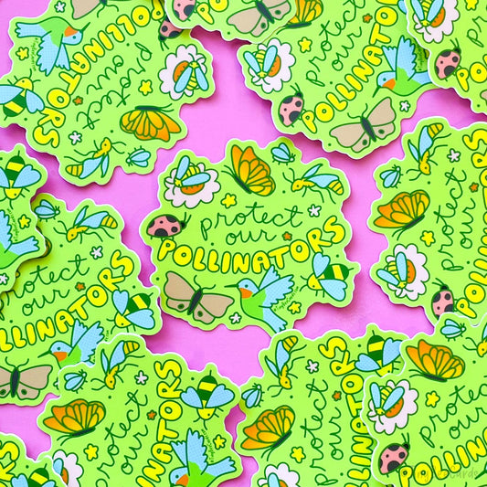 Protect our Pollinators Vinyl Sticker