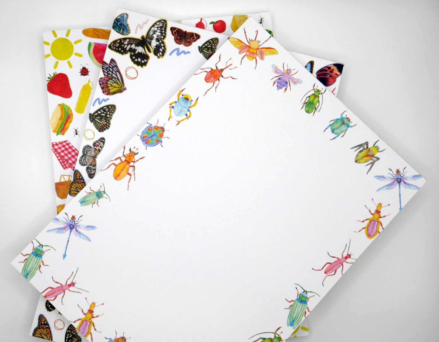 Artsy, Colorful Bugs & Insects 5x7" Notepad