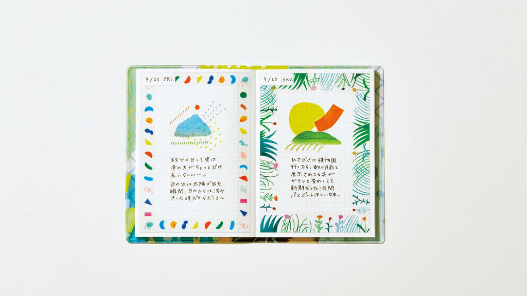 HITOTOKI Planning Notebook, Bloom - Square size
