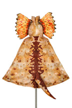 Dilophosaurus Dragon Costume Cape for Kids - Carnival & Festive Use - sz 4–7 yrs