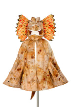 Dilophosaurus Dragon Costume Cape for Kids - Carnival & Festive Use - sz 4–7 yrs