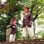 Christophe Pirate Costume Set for Children-Includes Accessories for Role-Play & Entertainment(2 sizes)