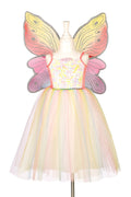Valerie Fairy Costume – Dress and Wings Set (multicolor) - Role-Play for Children (2 sizes)