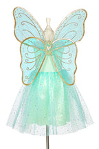 Camille -Dress and Wings Set (Green) - Role-Play for Children (2 sizes)