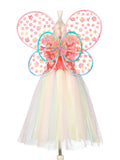 Flora Dress and Wings Set (Green) - Role-Play for Children (3 sizes)