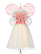Flora Dress and Wings Set (Green) - Role-Play for Children (3 sizes)
