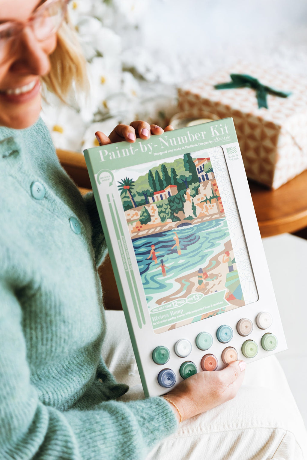Riviera Romp | 8x10 paint-by-number kit