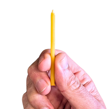 Hand-Dipped Pure Beeswax Birthday Candles (Box of 108) | Foxhound Bee Company
