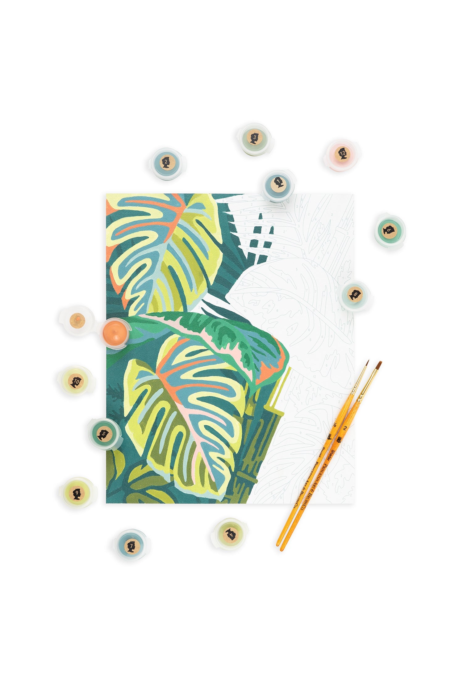Vintage Verde | 8x10 paint-by-number kit