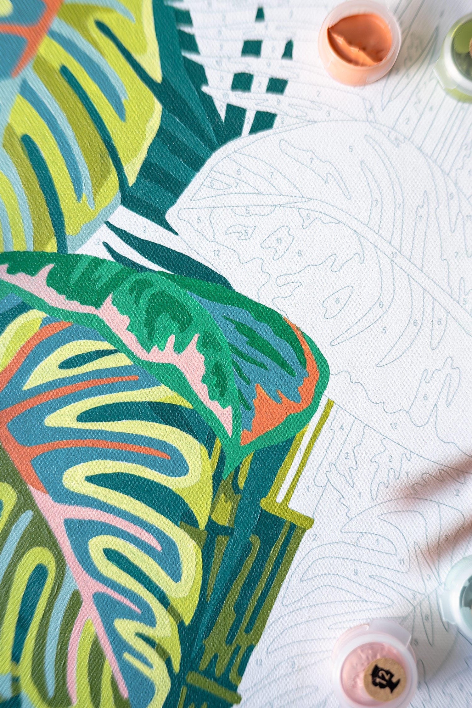 Vintage Verde | 8x10 paint-by-number kit