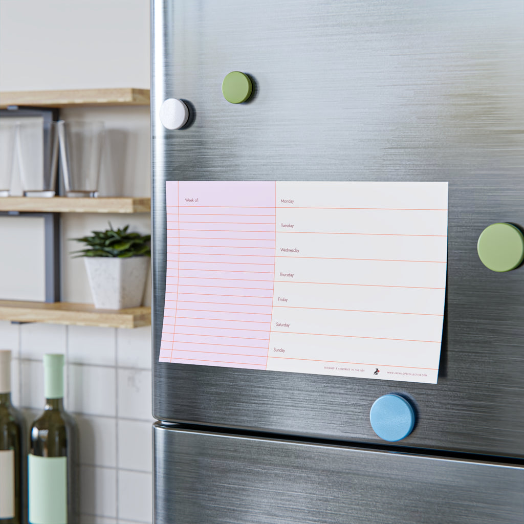 Weekly Planner Note Pad — Peony