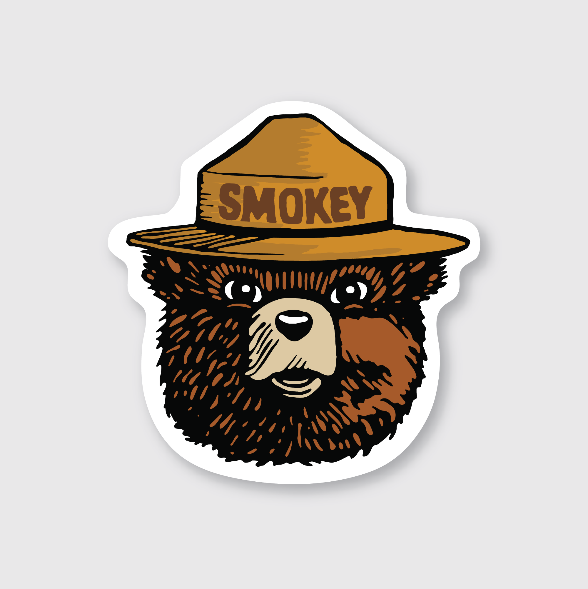 Smokey Bear Sticker
