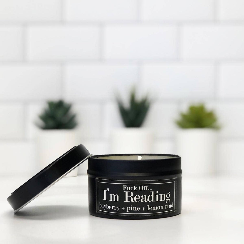 F... Off I'm Reading 4oz Candle - Bayberry + Pine