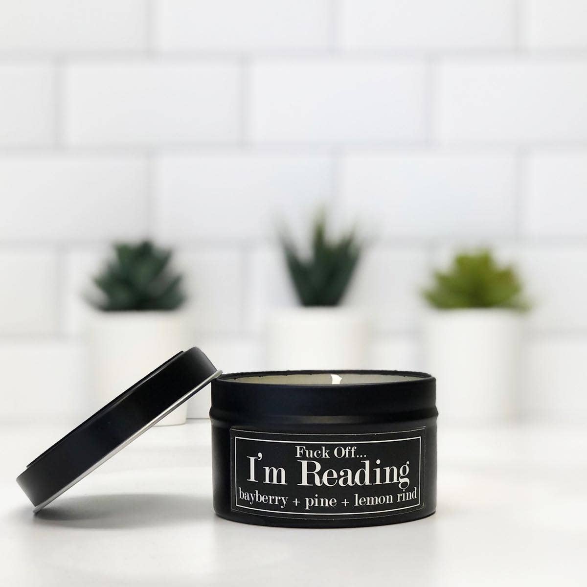 F... Off I'm Reading 4oz Candle - Bayberry + Pine