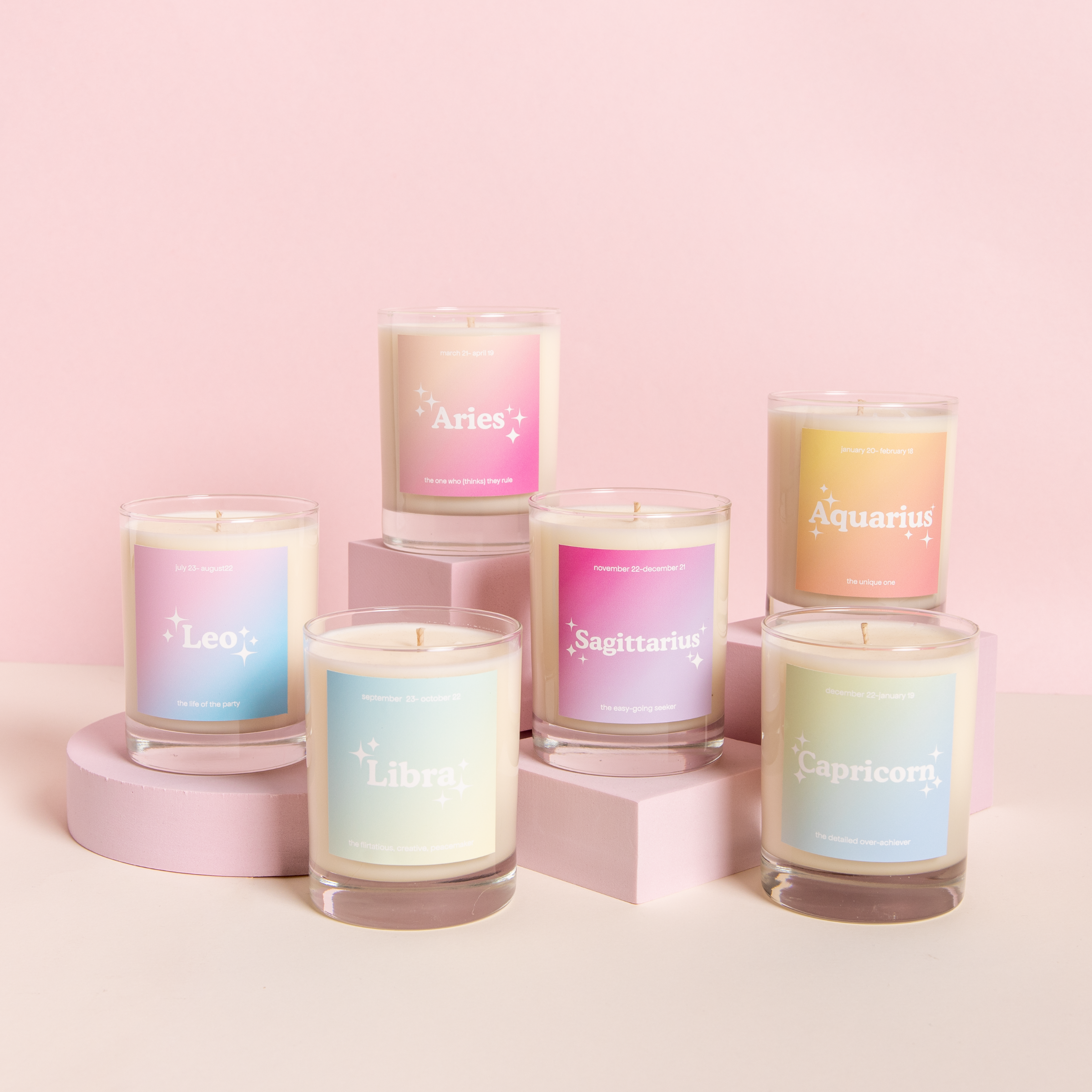 Candle Rocks Glass - Astrology