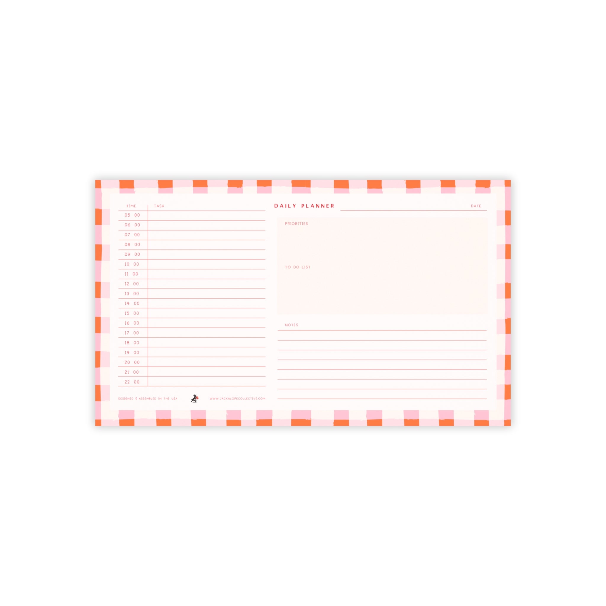 Daily Planner Post-it® Note Pad — Picnic Kid