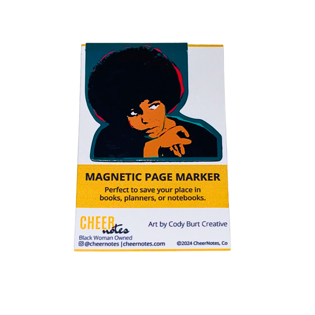 Angela Davis Magnetic Bookmark