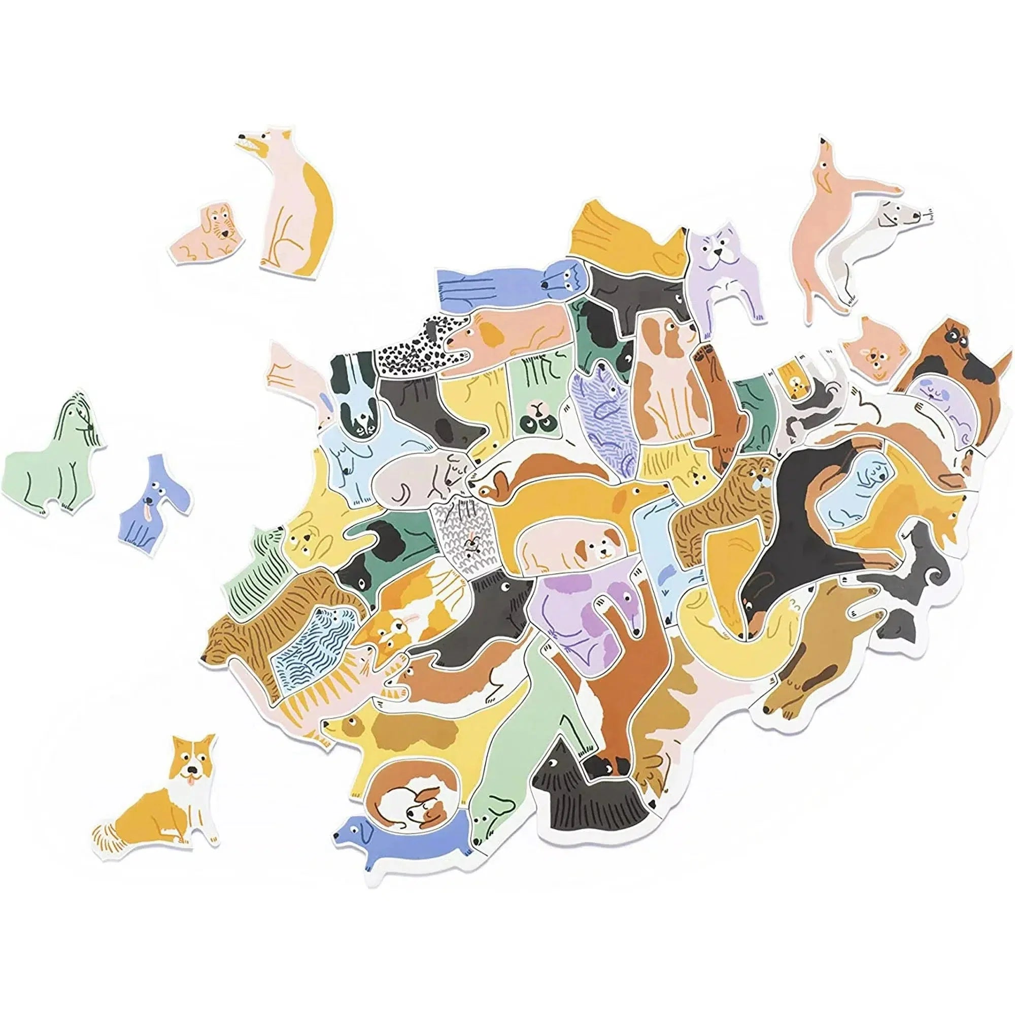 299 Dogs & a cat 300 Piece Cluster Puzzle Laurence King