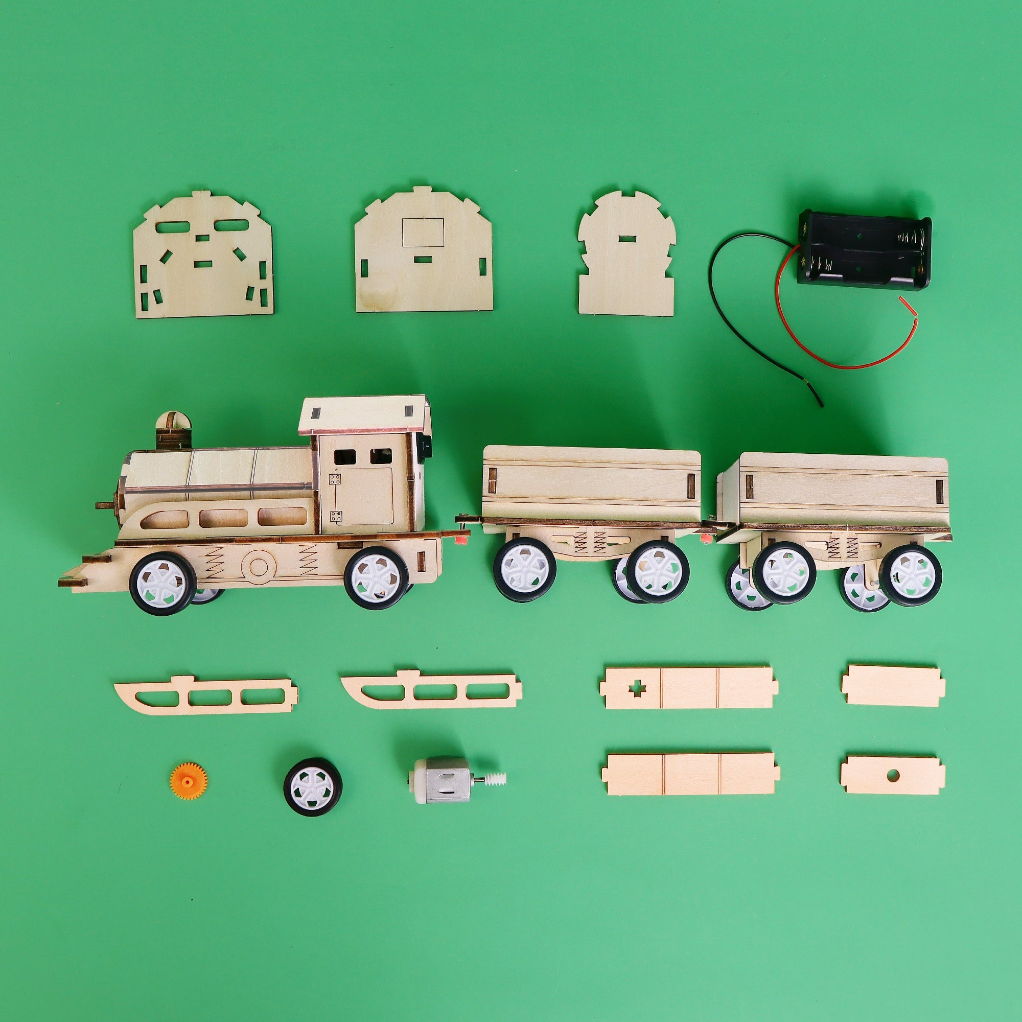 Train DIY Kit — Build Your Own Motor-Driven STEM Toy