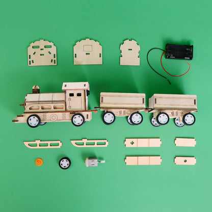 Train DIY Kit — Build Your Own Motor-Driven STEM Toy