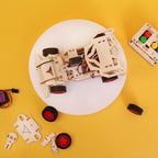 Steering Remote-Controlled Car DIY Kit, Educational STEM Toy