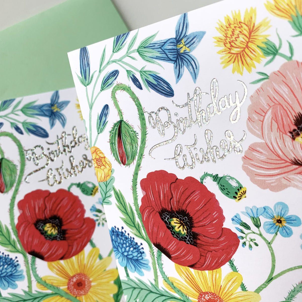 WILD FLOWERS Birthday Card