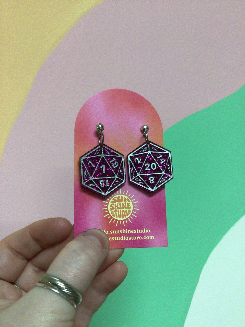 Dungeon Dice Earrings
