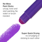 Tempera Paint Sticks, 24 Colors