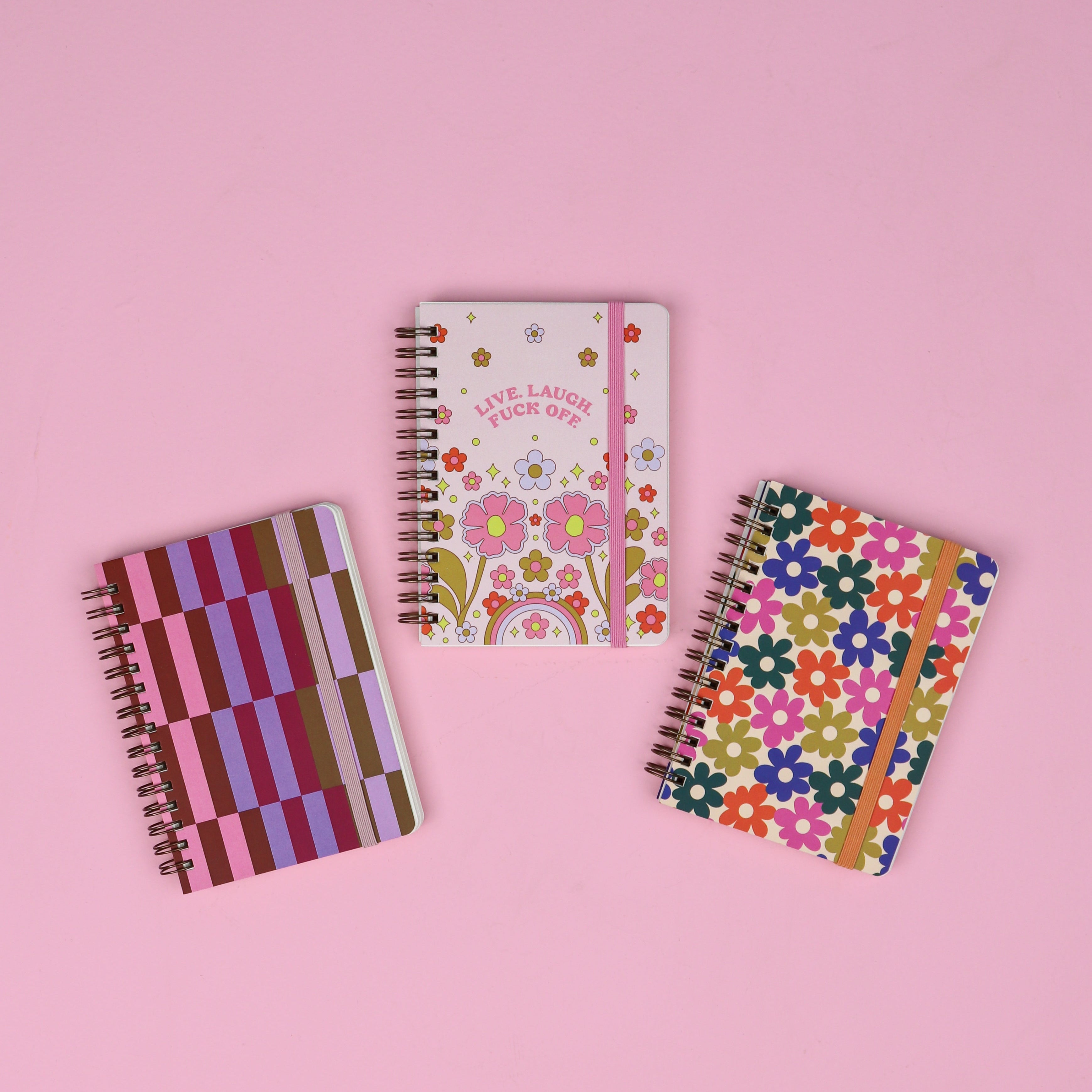 Bold Floral Mini Gratitude Journal