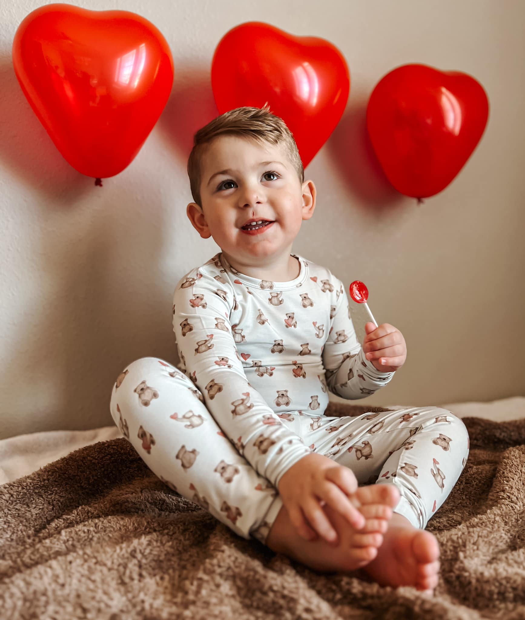 Teddy-Gram 2pc Bamboo Pajamas