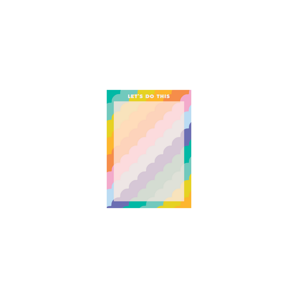 Rising Scallop Tearaway Notepad Medium